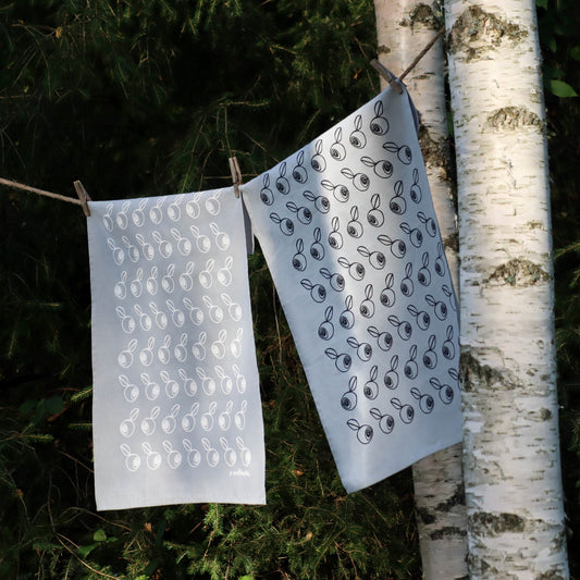 BLÅBÄRSSKOG kökshandduk 2-pack | blå