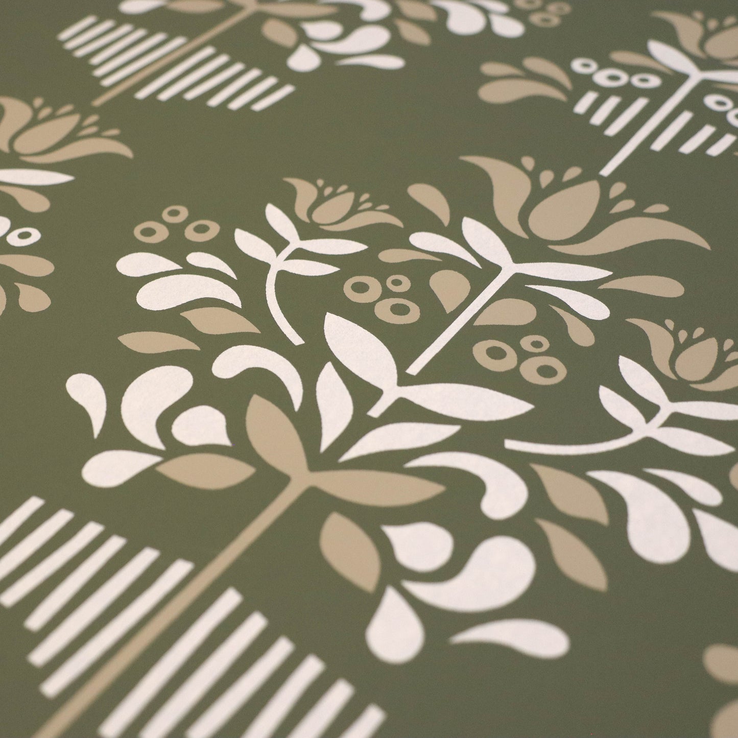 BIRONG tapetprov A4 | grön