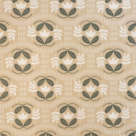 NÅLDANS tapetprov A4 | gul