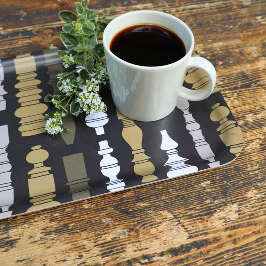 MEJSLA bricka | brunsvart