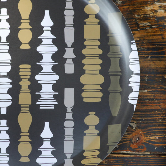 MEJSLA bricka | brunsvart