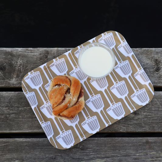 VATTENTORNET bricka | gul