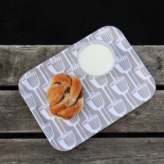 VATTENTORNET bricka | grå