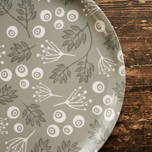 RÖNNBÄR bricka | gråbeige